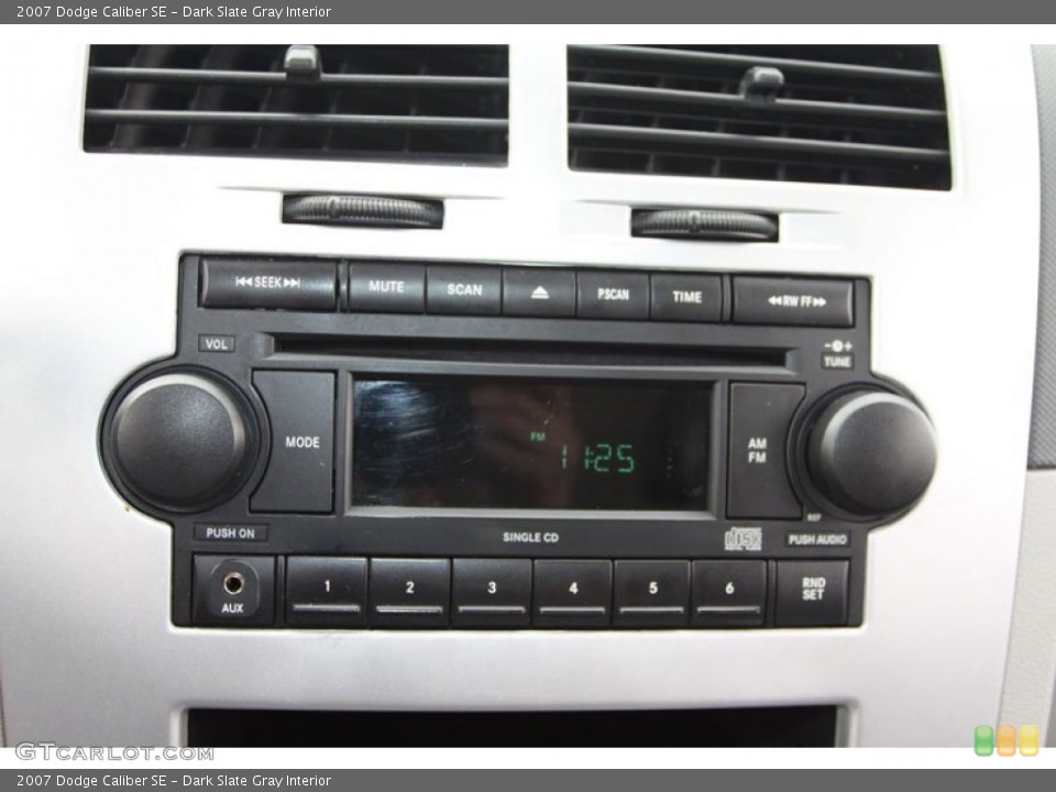 Dark Slate Gray Interior Audio System for the 2007 Dodge Caliber SE #59935472