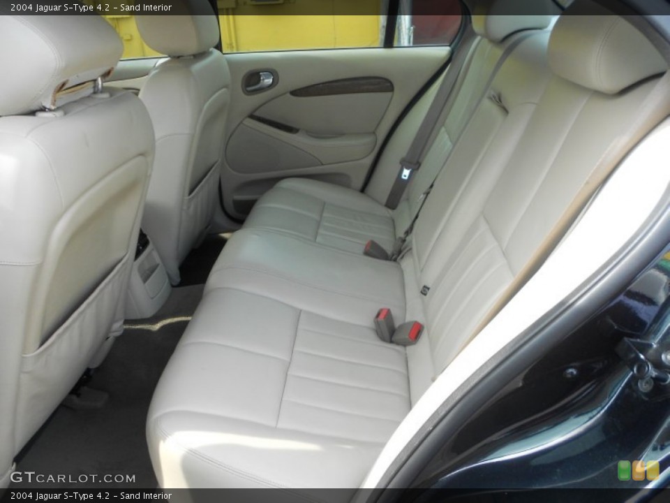 Sand Interior Rear Seat for the 2004 Jaguar S-Type 4.2 #59938202