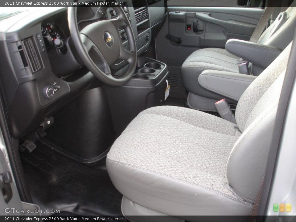 Medium Pewter Interior Photo for the 2011 Chevrolet Express 2500 Work Van #59938304