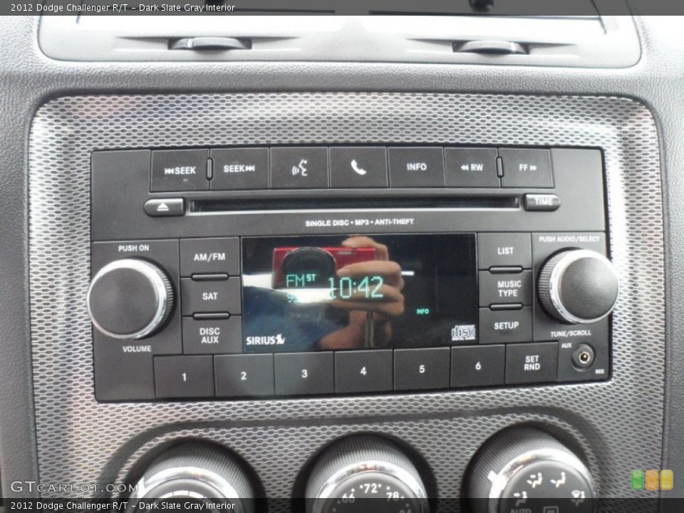 Dark Slate Gray Interior Audio System for the 2012 Dodge Challenger R/T #59940182