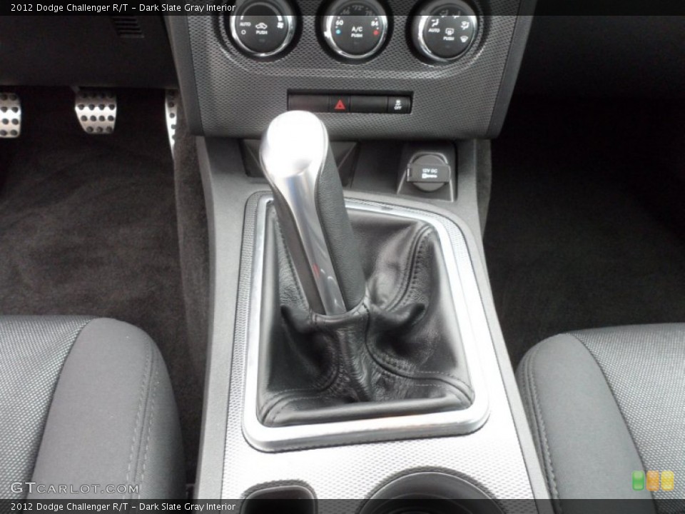 Dark Slate Gray Interior Transmission for the 2012 Dodge Challenger R/T #59940203