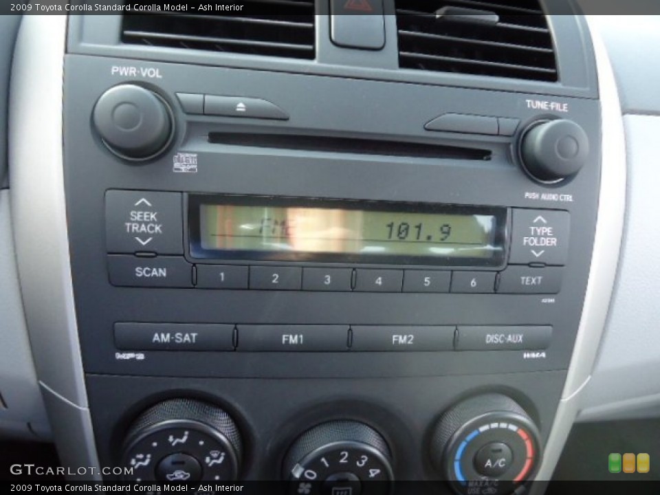 Ash Interior Audio System for the 2009 Toyota Corolla  #59940575