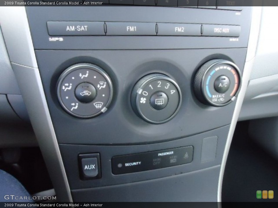 Ash Interior Controls for the 2009 Toyota Corolla  #59940584