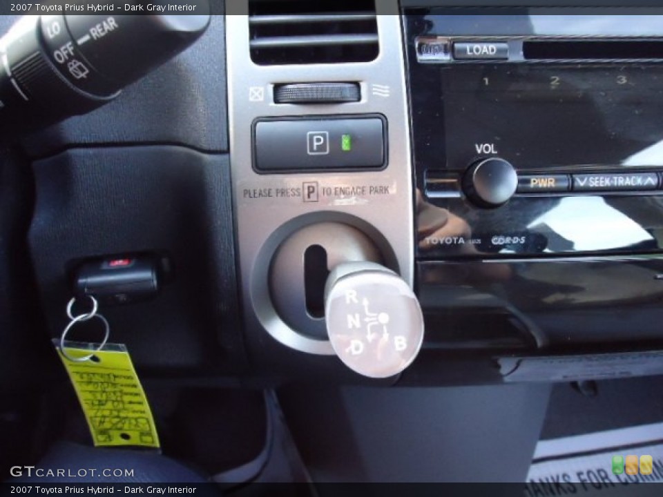 Dark Gray Interior Transmission for the 2007 Toyota Prius Hybrid #59940948