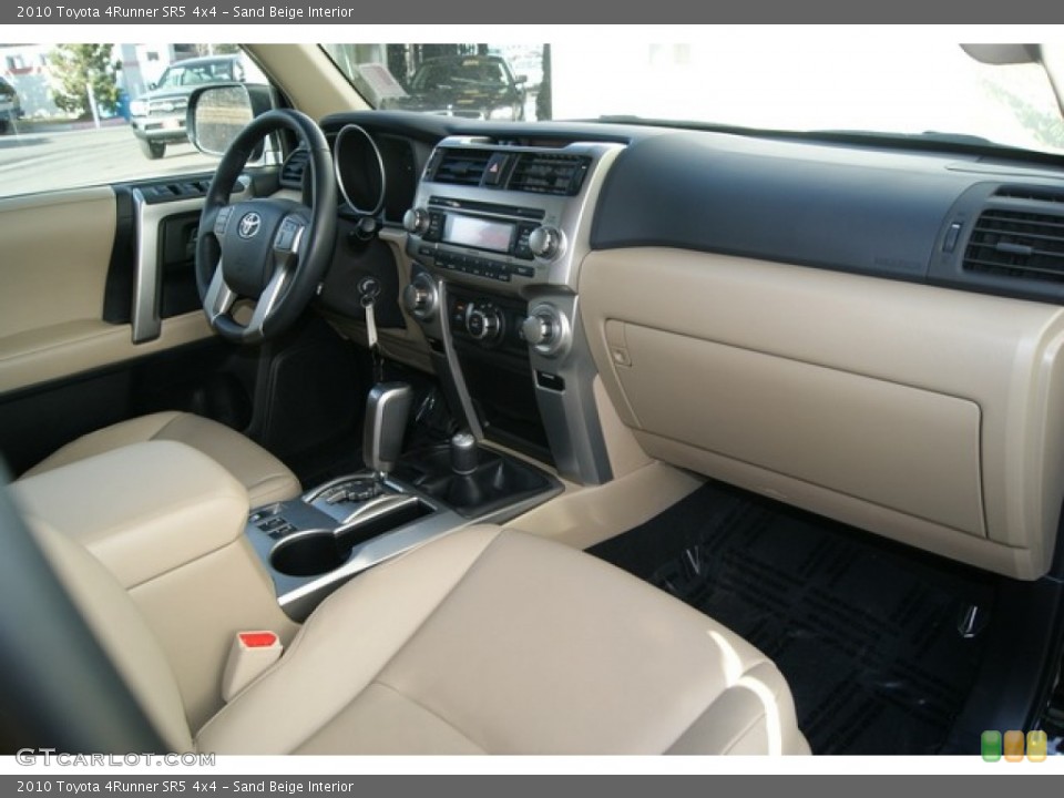 Sand Beige Interior Dashboard for the 2010 Toyota 4Runner SR5 4x4 #59941754