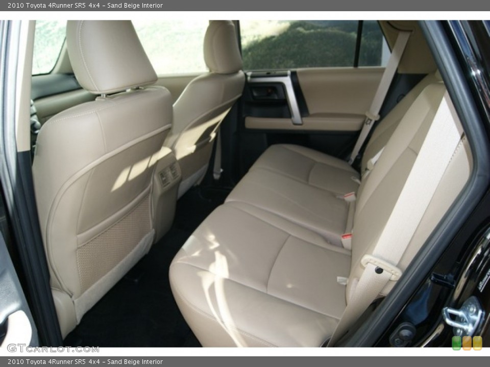 Sand Beige Interior Rear Seat for the 2010 Toyota 4Runner SR5 4x4 #59941850