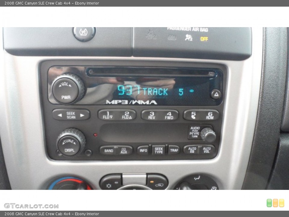 Ebony Interior Audio System for the 2008 GMC Canyon SLE Crew Cab 4x4 #59942696