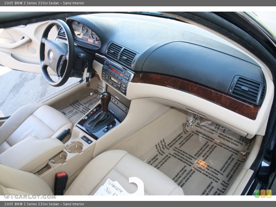 Sand Interior Dashboard for the 2005 BMW 3 Series 330xi Sedan #59943647