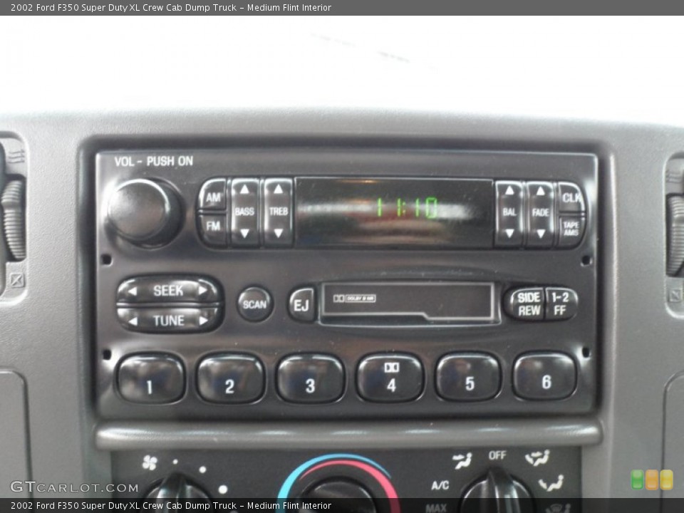 Medium Flint Interior Audio System for the 2002 Ford F350 Super Duty XL Crew Cab Dump Truck #59946401