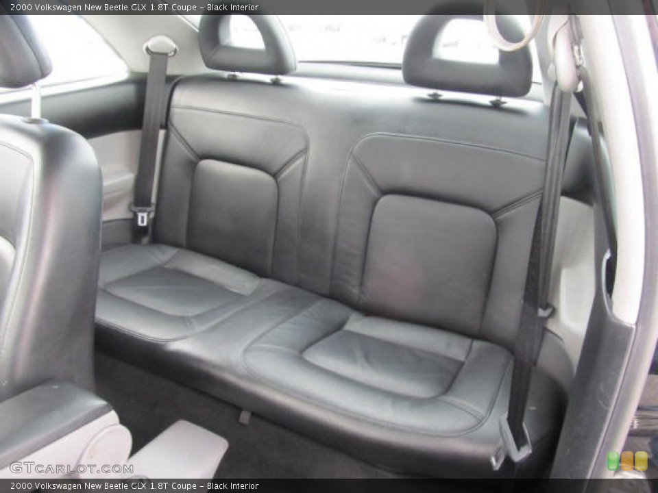 Black Interior Rear Seat for the 2000 Volkswagen New Beetle GLX 1.8T Coupe #59946647