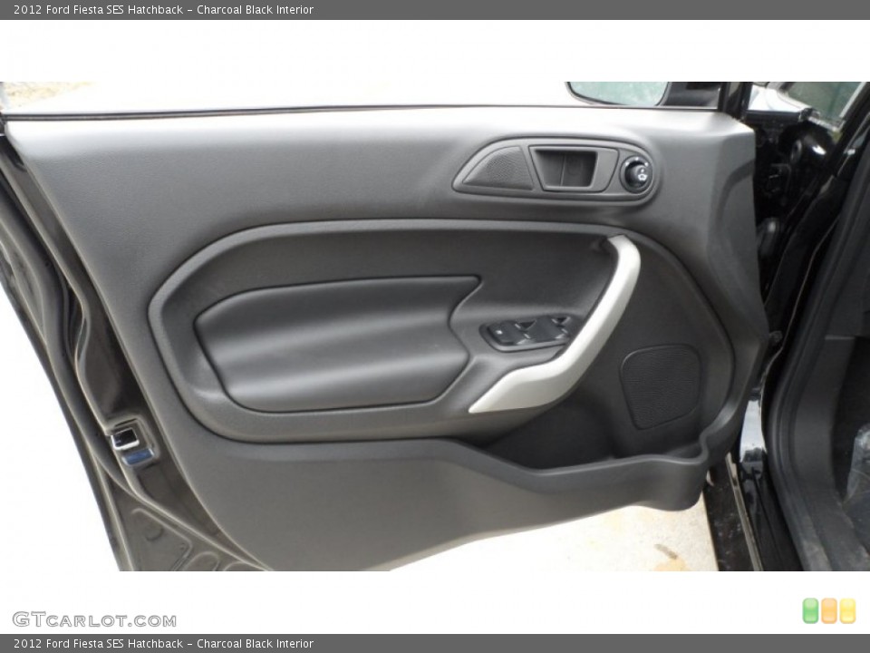 Charcoal Black Interior Door Panel for the 2012 Ford Fiesta SES Hatchback #59946901
