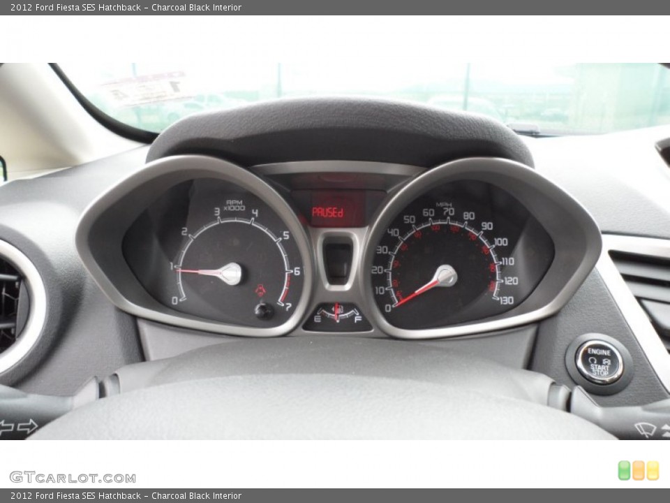 Charcoal Black Interior Gauges for the 2012 Ford Fiesta SES Hatchback #59946995