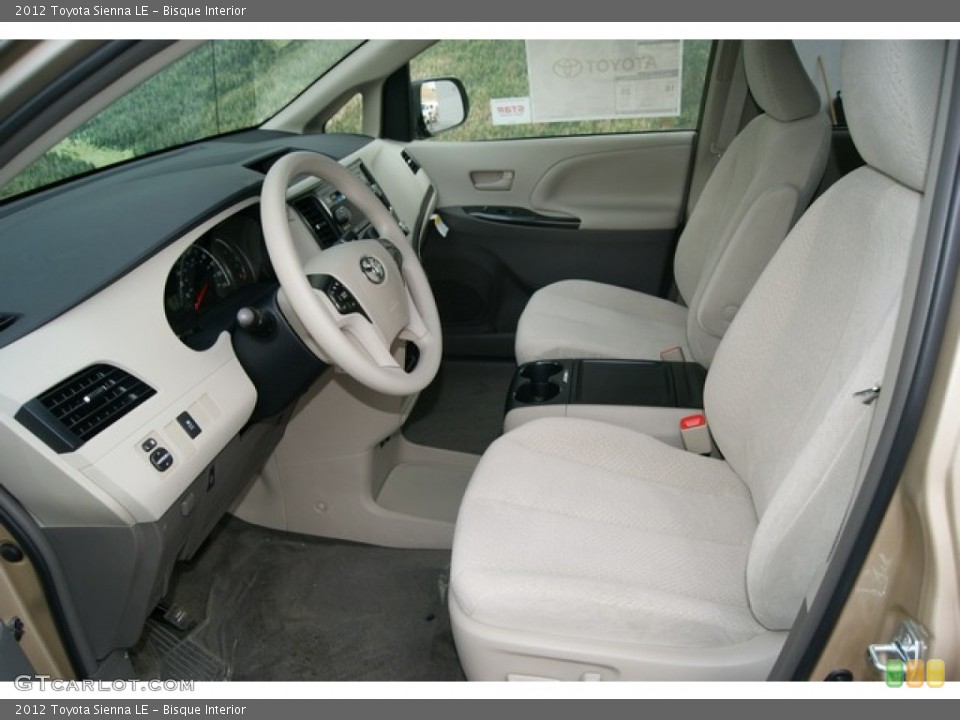 Bisque Interior Photo for the 2012 Toyota Sienna LE #59947553