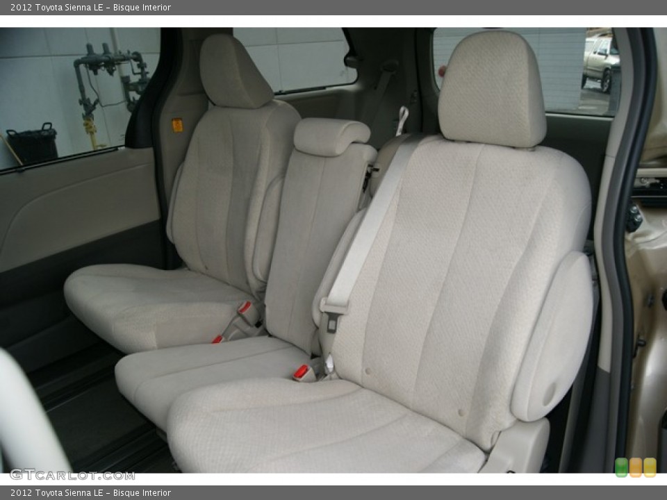 Bisque Interior Rear Seat for the 2012 Toyota Sienna LE #59947598