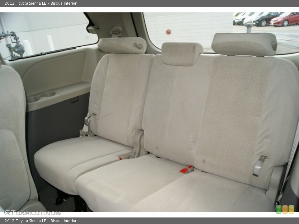 Bisque Interior Rear Seat for the 2012 Toyota Sienna LE #59947616