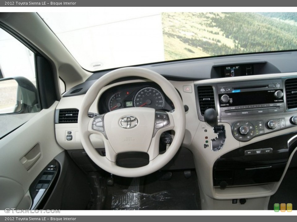 Bisque Interior Dashboard for the 2012 Toyota Sienna LE #59947625