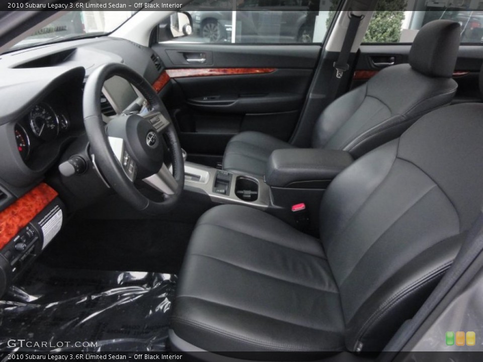 Off Black Interior Photo for the 2010 Subaru Legacy 3.6R Limited Sedan #59949970