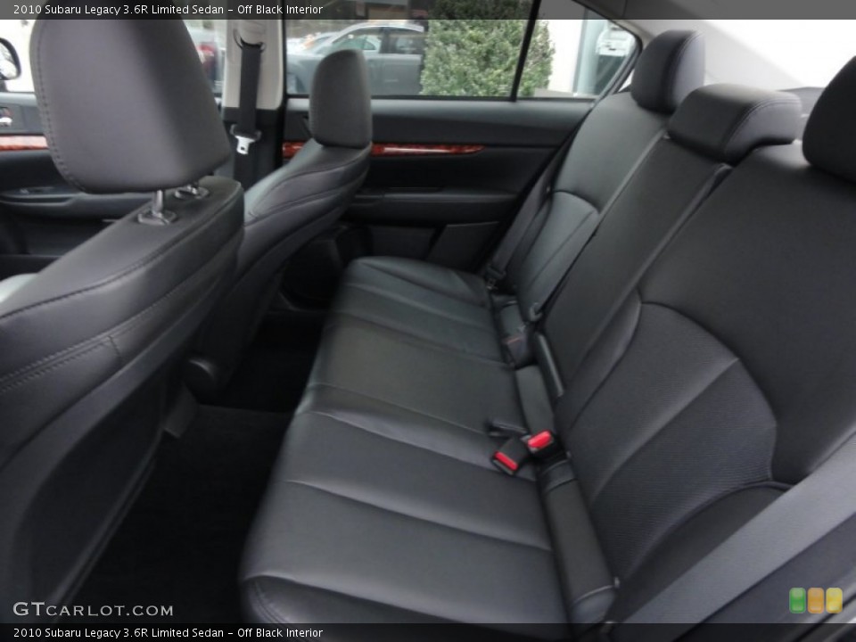 Off Black Interior Photo for the 2010 Subaru Legacy 3.6R Limited Sedan #59949980