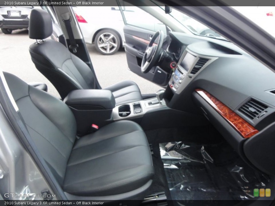 Off Black Interior Photo for the 2010 Subaru Legacy 3.6R Limited Sedan #59949990