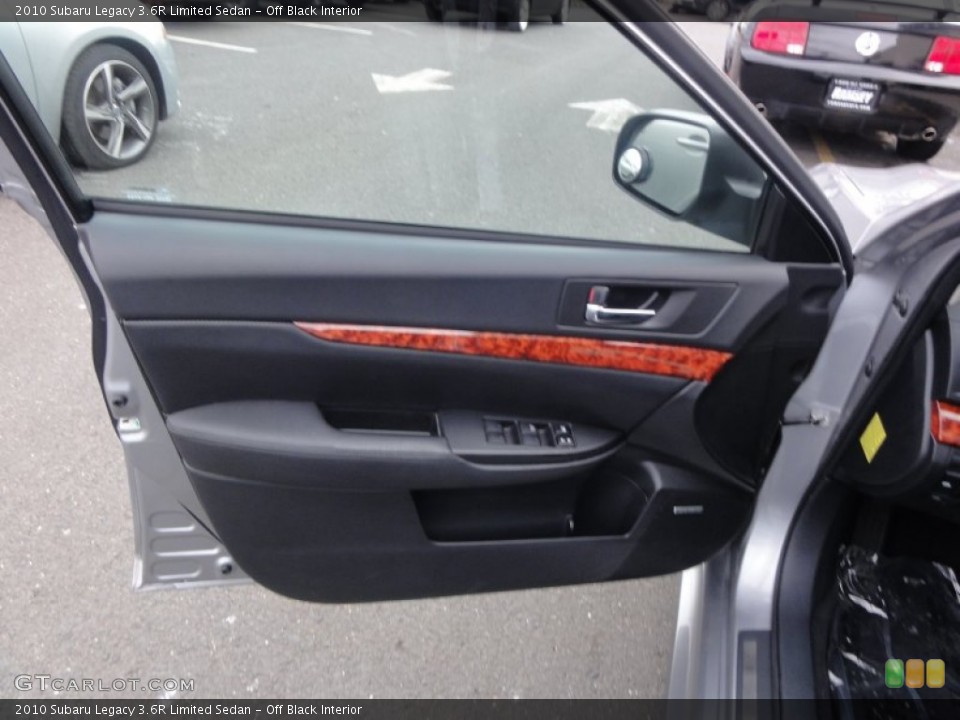 Off Black Interior Door Panel for the 2010 Subaru Legacy 3.6R Limited Sedan #59950035