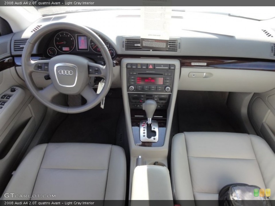 Light Gray Interior Dashboard for the 2008 Audi A4 2.0T quattro Avant #59950461