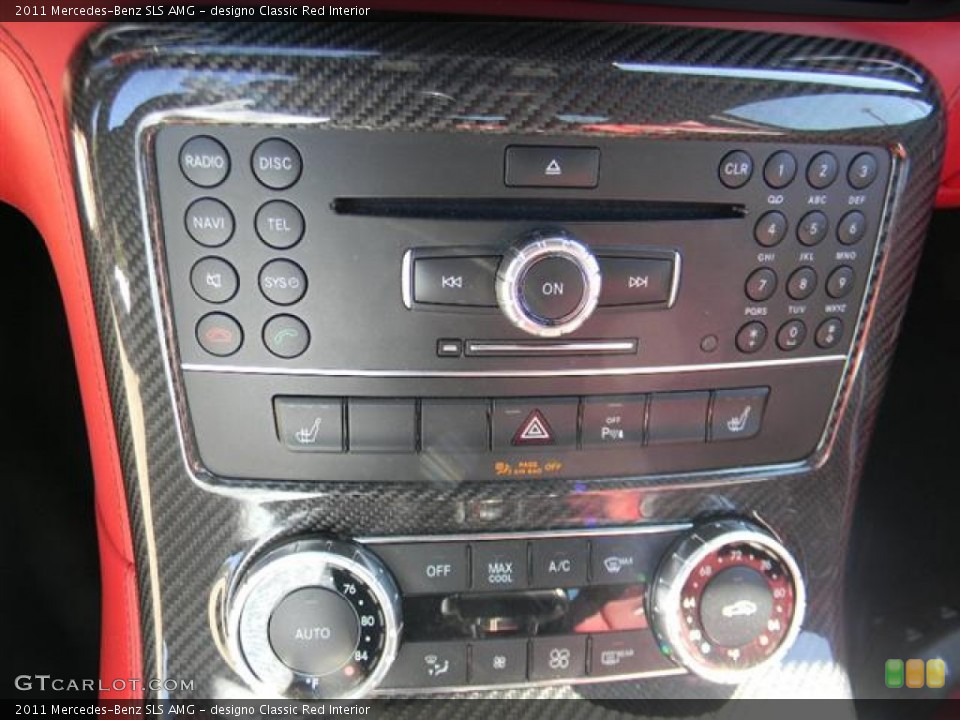 designo Classic Red Interior Controls for the 2011 Mercedes-Benz SLS AMG #59950677