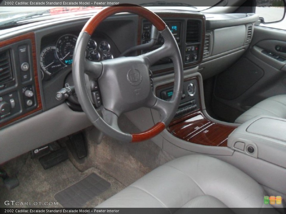 Pewter 2002 Cadillac Escalade Interiors