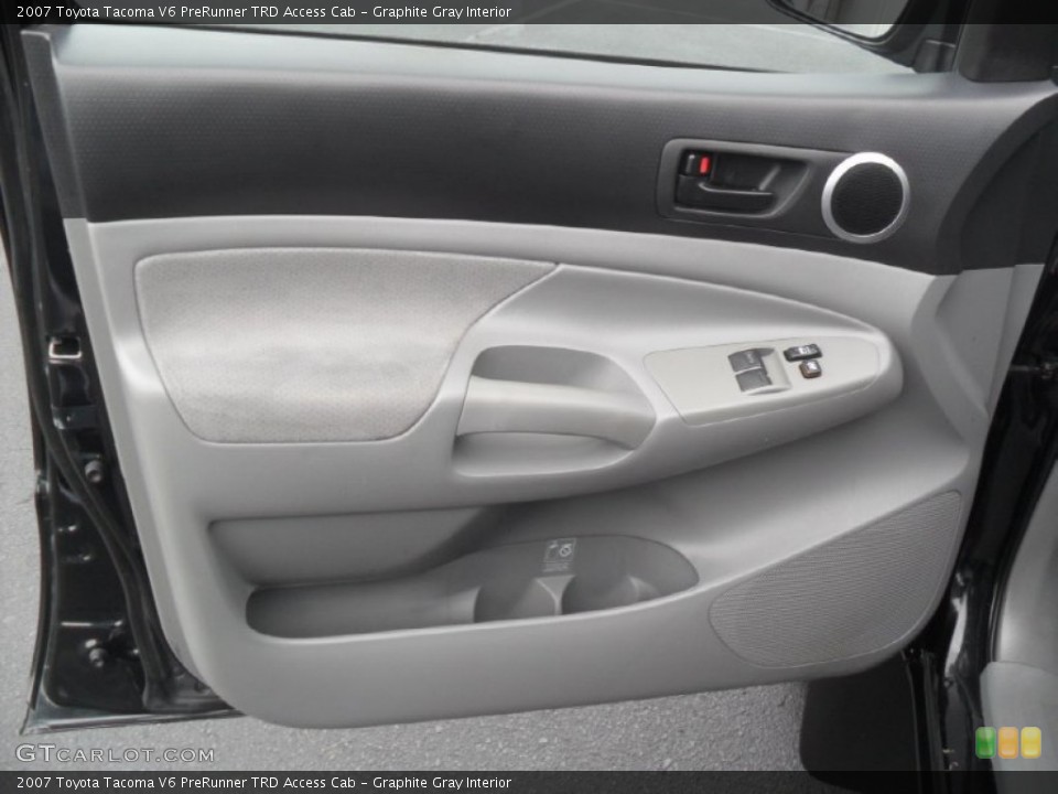 Graphite Gray Interior Door Panel for the 2007 Toyota Tacoma V6 PreRunner TRD Access Cab #59953508