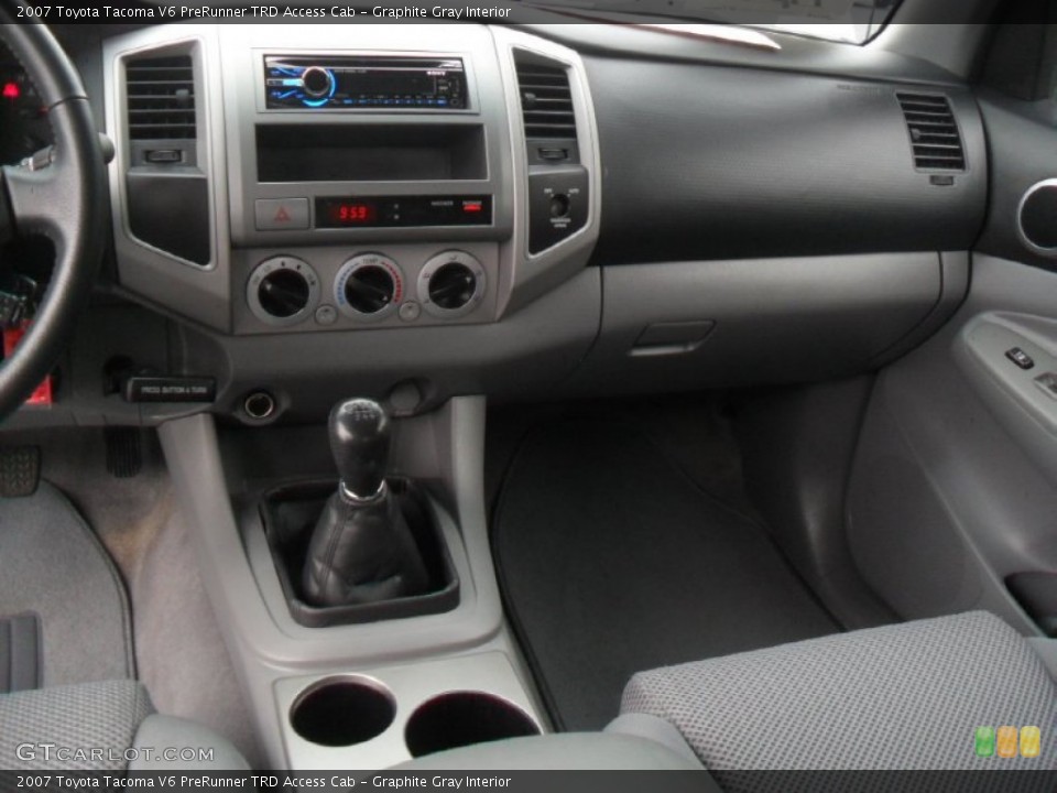 Graphite Gray Interior Dashboard for the 2007 Toyota Tacoma V6 PreRunner TRD Access Cab #59953571