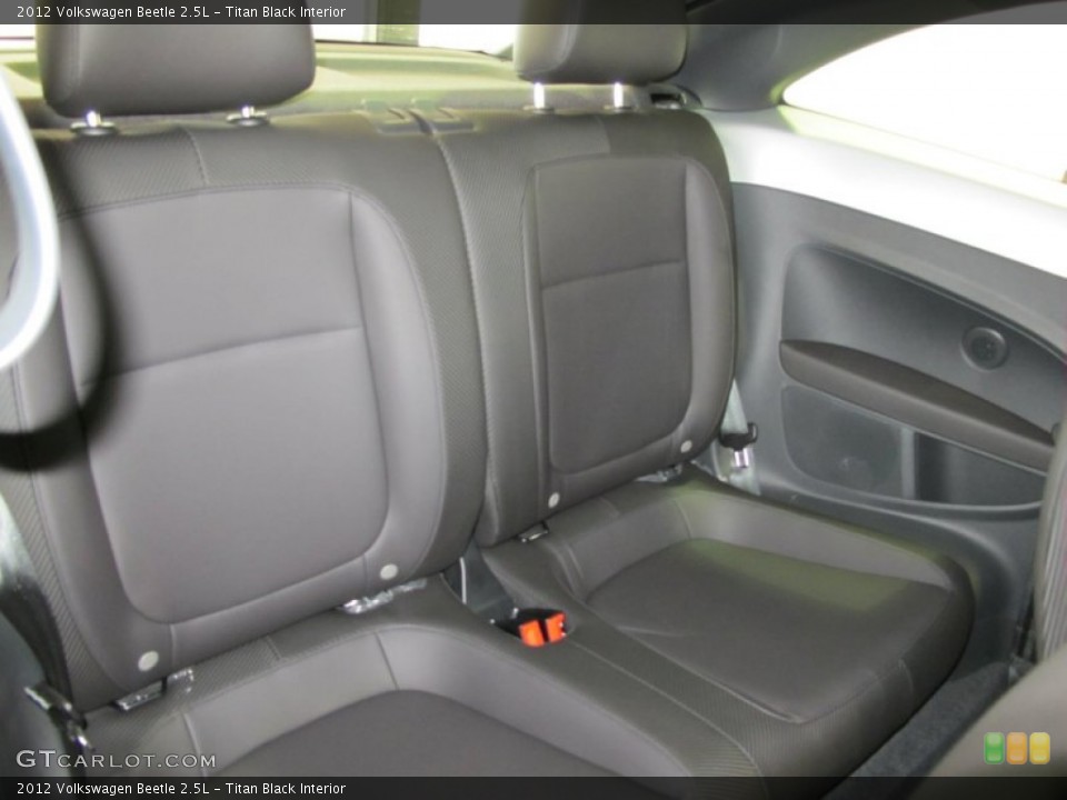 Titan Black Interior Rear Seat for the 2012 Volkswagen Beetle 2.5L #59953600