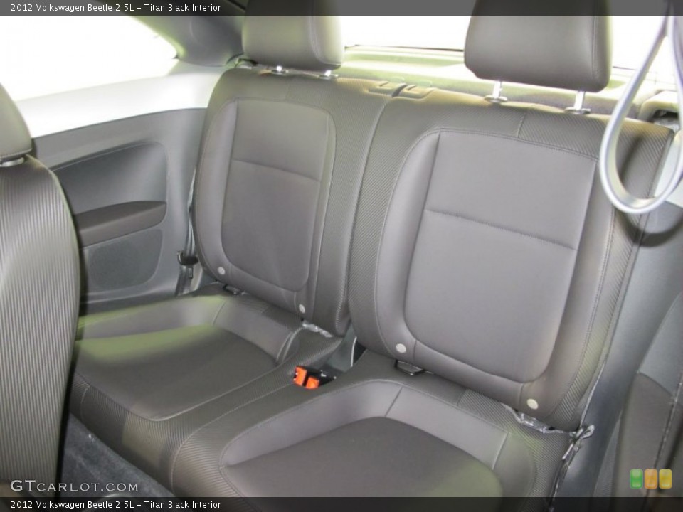 Titan Black Interior Rear Seat for the 2012 Volkswagen Beetle 2.5L #59953628
