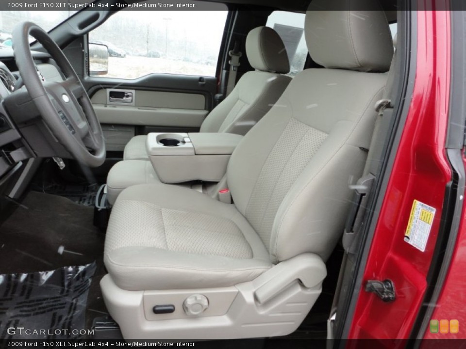 Stone/Medium Stone Interior Photo for the 2009 Ford F150 XLT SuperCab 4x4 #59954963