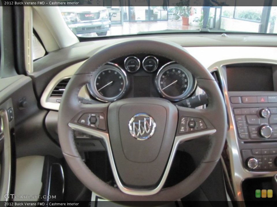 Cashmere Interior Steering Wheel for the 2012 Buick Verano FWD #59958267