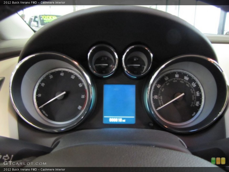Cashmere Interior Gauges for the 2012 Buick Verano FWD #59958276