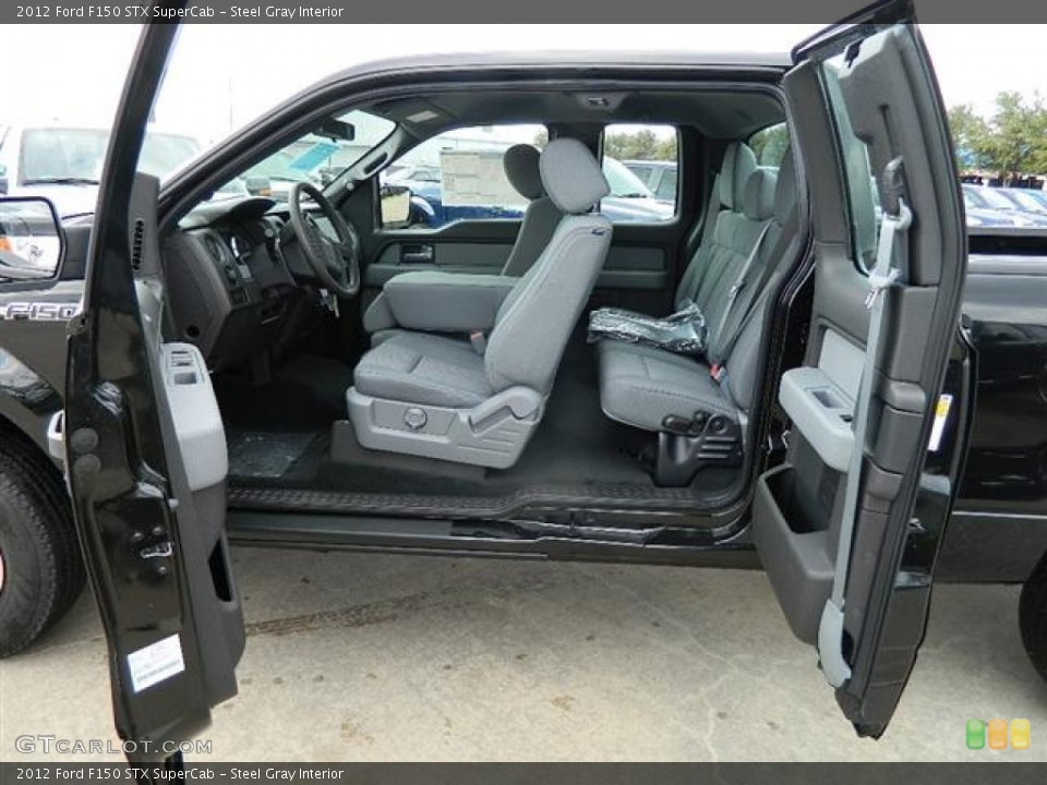 Steel Gray Interior Photo for the 2012 Ford F150 STX SuperCab #59958961