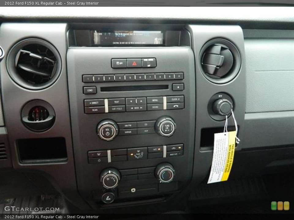 Steel Gray Interior Controls for the 2012 Ford F150 XL Regular Cab #59960007