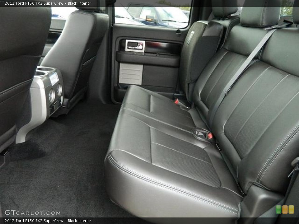 Black Interior Photo for the 2012 Ford F150 FX2 SuperCrew #59960697