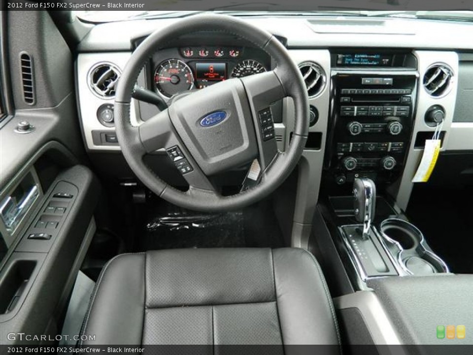 Black Interior Photo for the 2012 Ford F150 FX2 SuperCrew #59960715