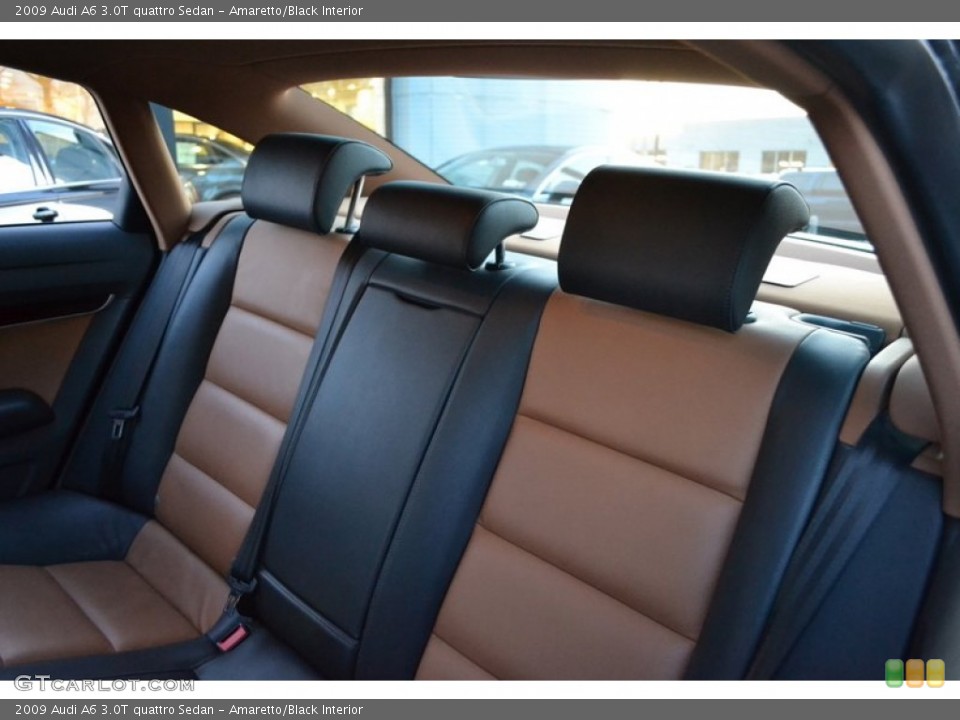 Amaretto/Black Interior Photo for the 2009 Audi A6 3.0T quattro Sedan #59961445