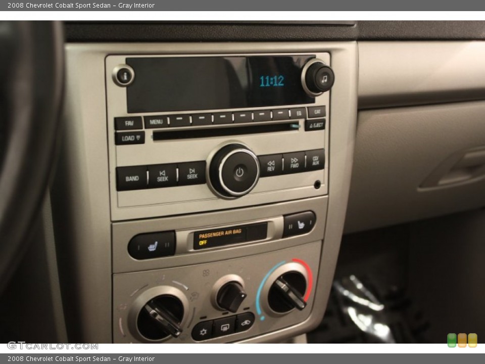 Gray Interior Audio System for the 2008 Chevrolet Cobalt Sport Sedan #59962251
