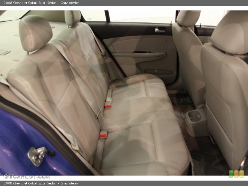 Gray Interior Rear Seat for the 2008 Chevrolet Cobalt Sport Sedan #59962281