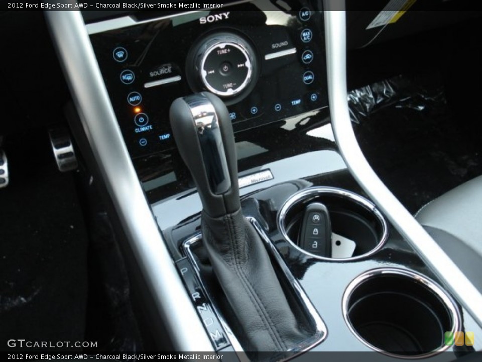 Charcoal Black/Silver Smoke Metallic Interior Transmission for the 2012 Ford Edge Sport AWD #59964422