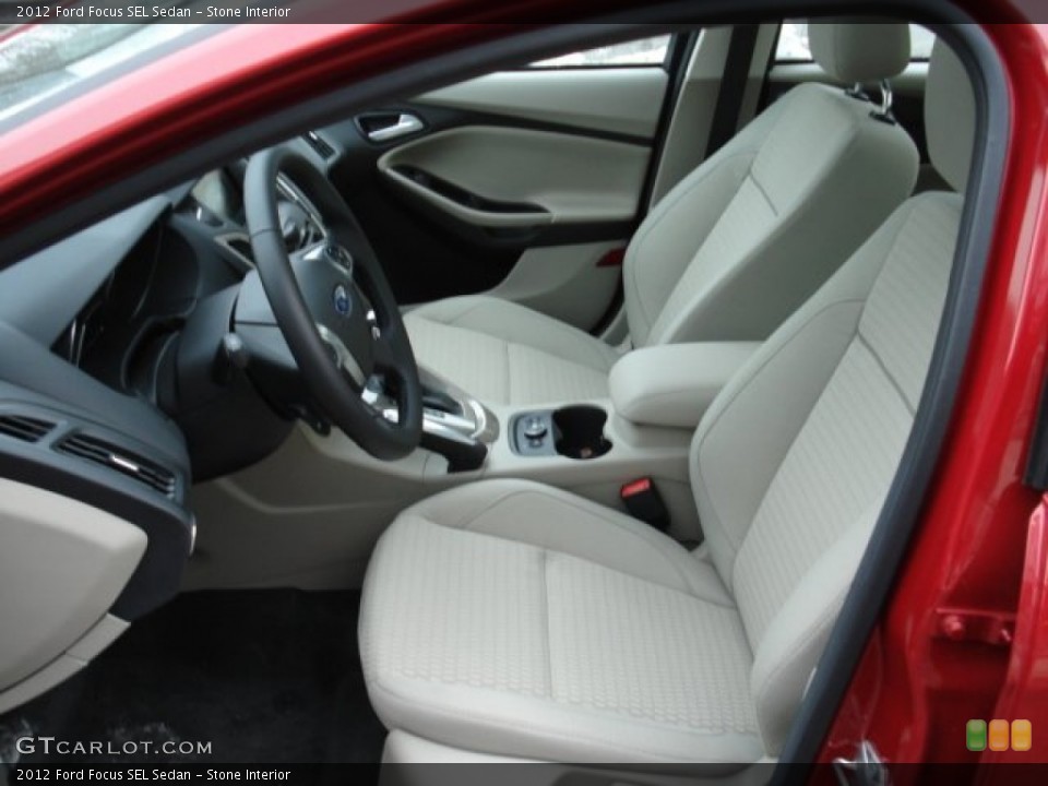 Stone Interior Photo for the 2012 Ford Focus SEL Sedan #59966228