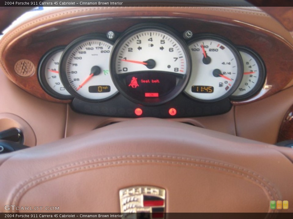 Cinnamon Brown Interior Gauges for the 2004 Porsche 911 Carrera 4S Cabriolet #59966387