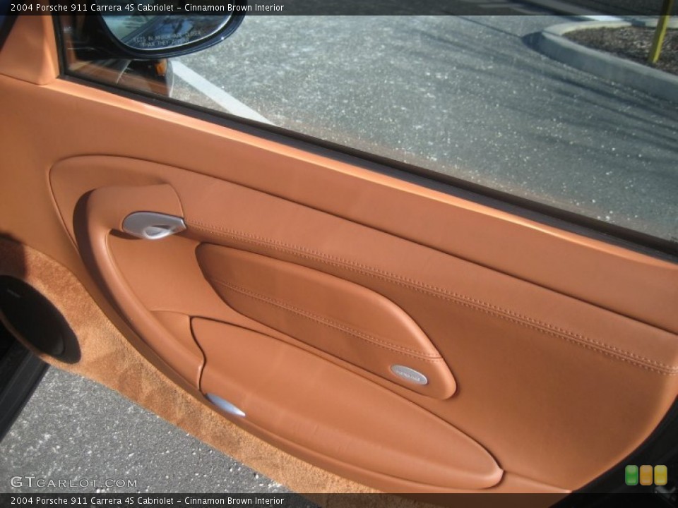 Cinnamon Brown Interior Door Panel for the 2004 Porsche 911 Carrera 4S Cabriolet #59966492