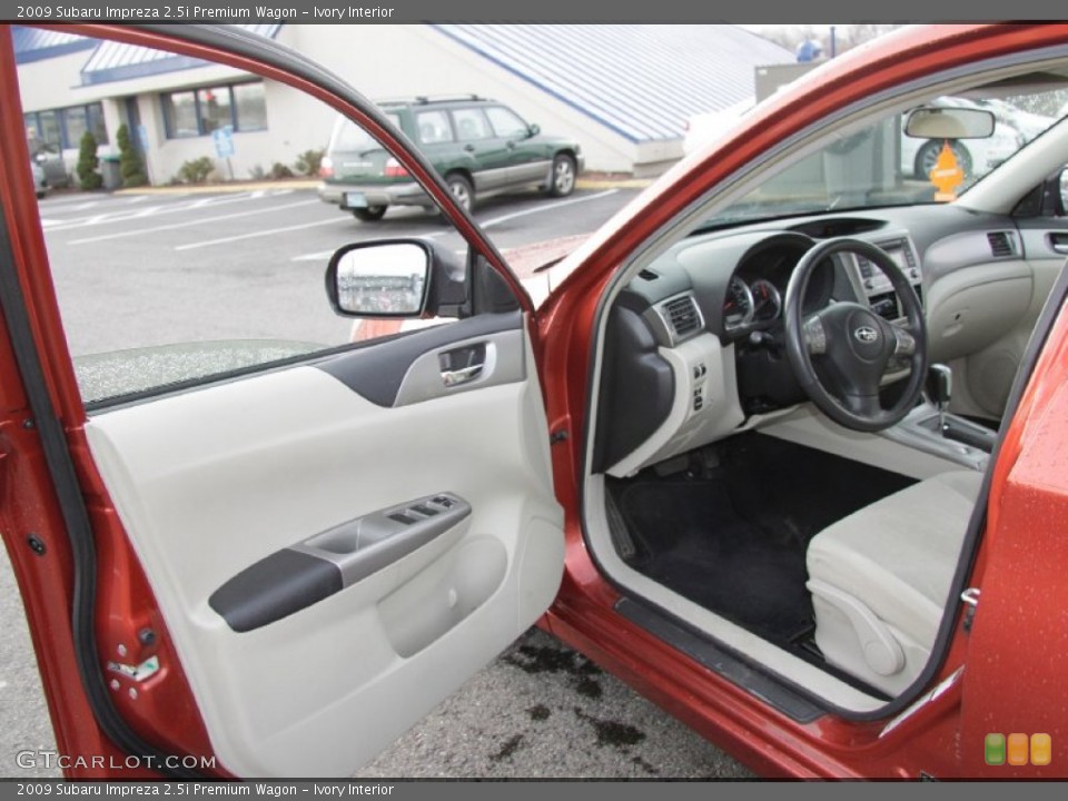 Ivory 2009 Subaru Impreza Interiors