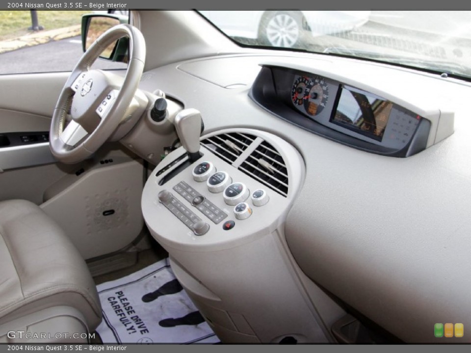 Beige Interior Dashboard for the 2004 Nissan Quest 3.5 SE #59967353