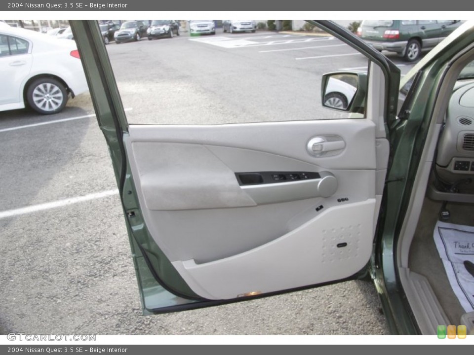 Beige Interior Door Panel for the 2004 Nissan Quest 3.5 SE #59967446