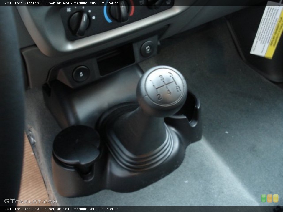 Medium Dark Flint Interior Transmission for the 2011 Ford Ranger XLT SuperCab 4x4 #59969978