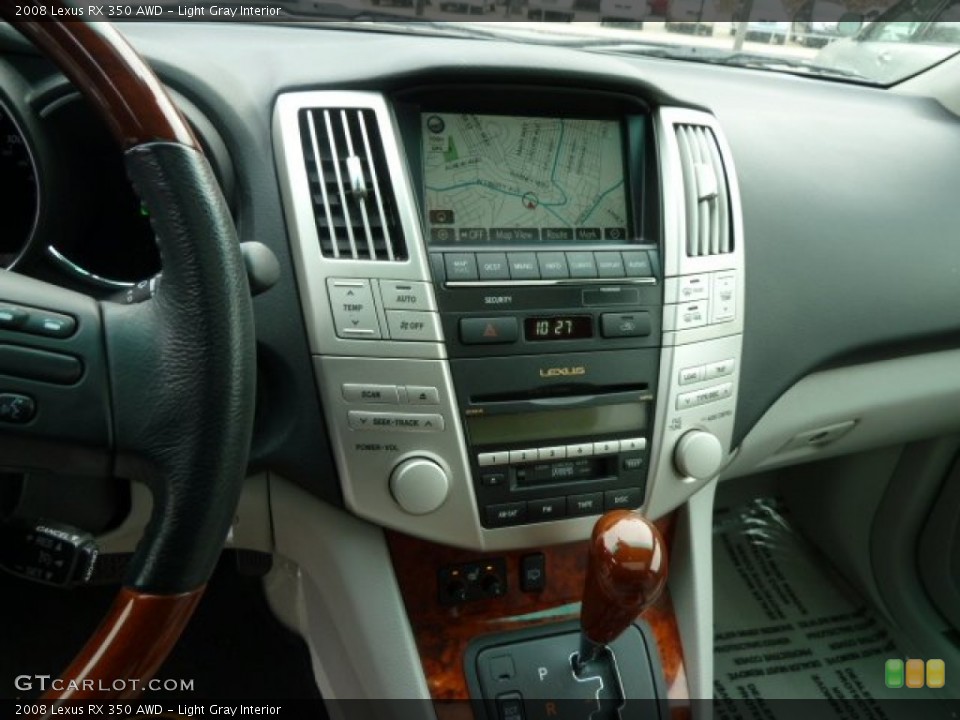Light Gray Interior Controls for the 2008 Lexus RX 350 AWD #59971768